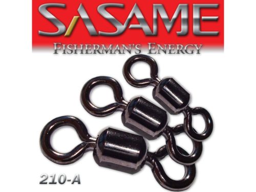 SASAME Extra erős hordós forgó - Black - 1/0