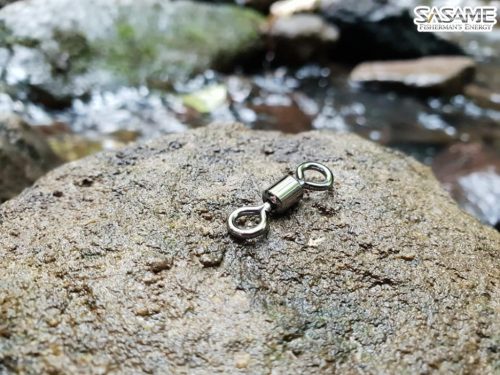 SASAME Extra erős hordós forgó - Black - 1/0