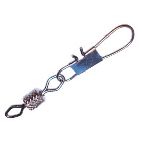   SASAME Erős hengeres forgó biztonsági kapoccsal - Black Nickel - 1/0