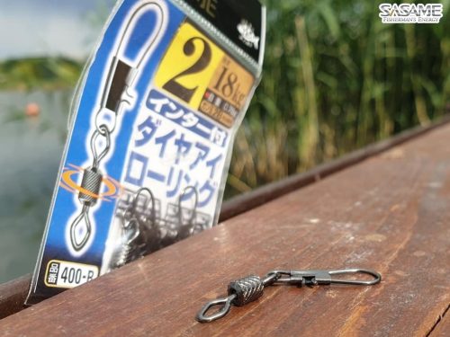 SASAME Erős hengeres forgó biztonsági kapoccsal - Black Nickel - 1