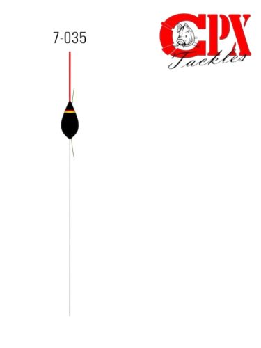 CPX TACKLES ÚSZÓ - 7-035 - Kétpontos úszó / 10db - 1,5gr