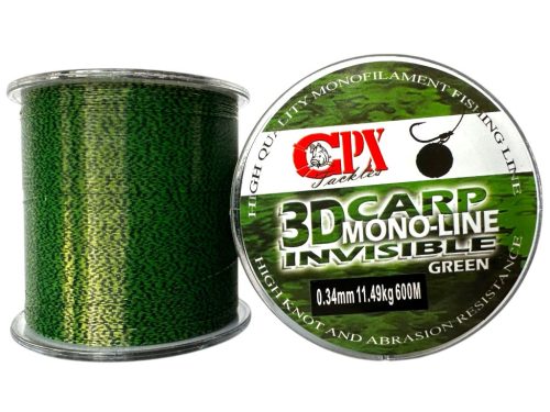 CPX - 3D CARP Line - Green zsinór - 600m - 0,35mm