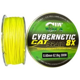  CPX Cybernetic CAT X8 Braid Line - fonott zsinór - Yellow - 300m - 0,45mm