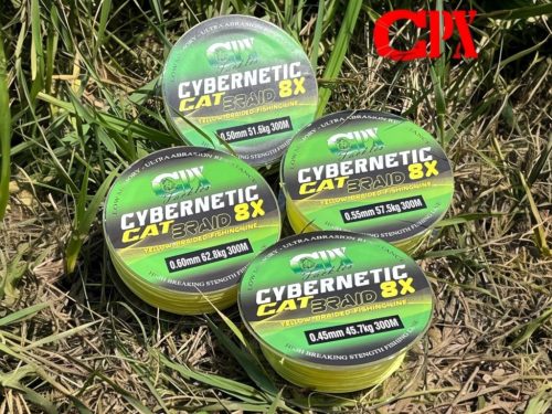 CPX Cybernetic CAT X8 Braid Line - fonott zsinór - Yellow - 300m - 0,55mm