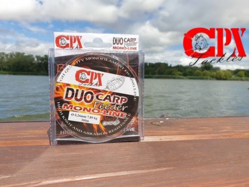 CPX - DUO CARP FEEDER MONO-LINE zsinór - BLACK & ORANGE - 300m - 0,20mm