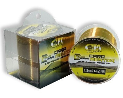 CPX MENTOR MONO LINE zsinór - yellow-green - 750m - 0,22mm