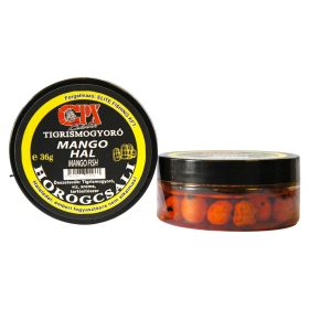   CPX Baits Főtt színezett Large tigrismogyoró horogcsali - Mangó Hal - 36 gramm -