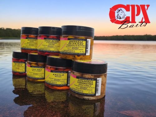 CPX Baits Főtt színezett Large tigrismogyoró horogcsali - Vad Méz - 36 gramm -