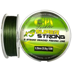 CPX X9 SUPER STRONG fonott zsinór - 150m - 0,10mm/9,30kg