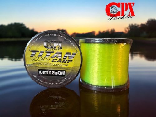 CPX Titan NEO CARP LINE zsinór - Fluo Yellow - 6.000m - 0,25mm