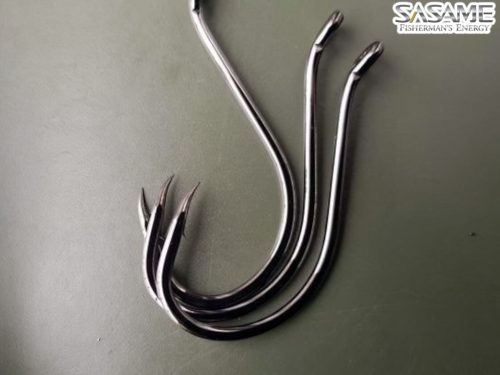 SASAME Octo Beak füles harcsázó horog - Black Nickel - 5/0