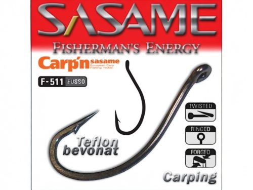 SASAME Carping teflon bevonatú bojlis horog - 2