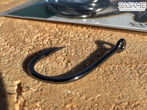 SASAME Iseama Ringed füles pontyozó horog - Black Nickel - 10