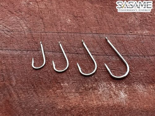 SASAME Chika lapkás pontyozó, keszegező horog - Nickel - 14