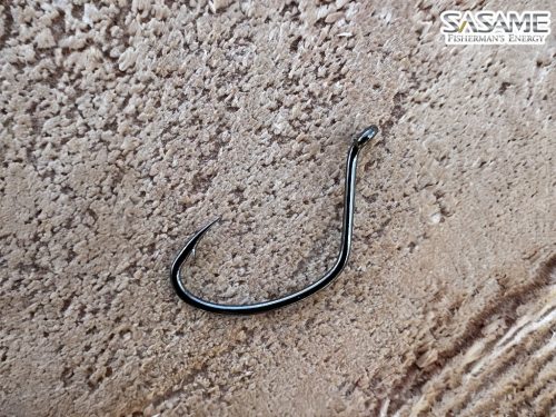 SASAME Carp Revo füles pontyozó horog - Black Nickel - 4