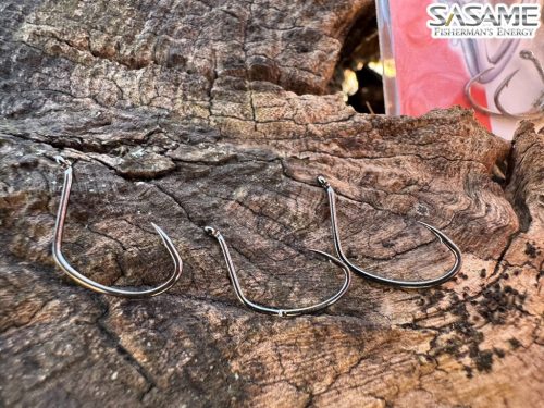 SASAME Carp Revo füles pontyozó horog - Black Nickel - 4