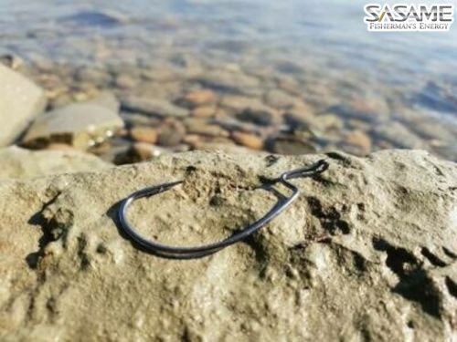 SASAME Ryugi LT Offset speciális horog - Black Nickel - 2