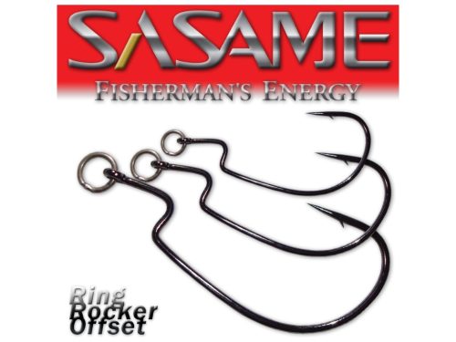 SASAME Ring Rocker Offset speciális horog - Black Nickel - 1