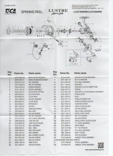 Tica LUSTRE Spin-X pergető orsó - 5+1BB