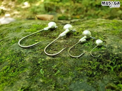 Musaga Classic Jig horog fejjel - 4 - (5db/csomag) - 1,5gr