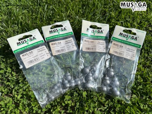 Musaga Hannibal Jig horog fejjel - 1/0 - (5db/csomag) - 8,5gr