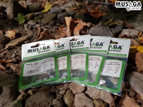 Musaga Swallow Jig horog fejjel - 6 - 4db/csomag - 1,0gr