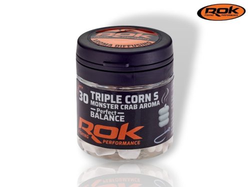 ROK Balanszírozott DIPPELT Tripla műkukorica S - Triple Corn S - 30 darab/üveg - Monster Crab - Fehér