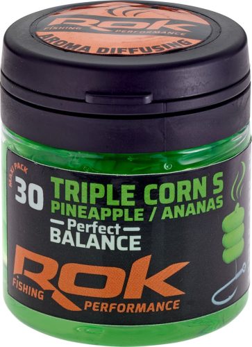 ROK Balanszírozott DIPPELT Tripla műkukorica S - Triple Corn S - 30 darab/üveg - Pineapple - Zöld