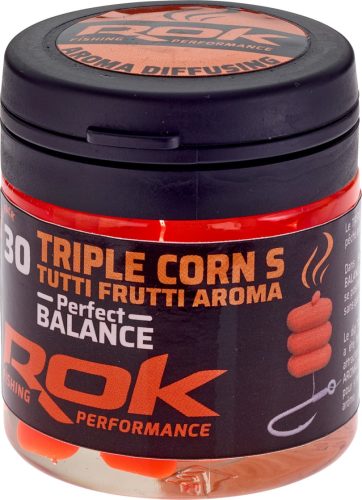 ROK Balanszírozott DIPPELT Tripla műkukorica S - Triple Corn S - 30 darab/üveg - Tutti Frutti - Narancs