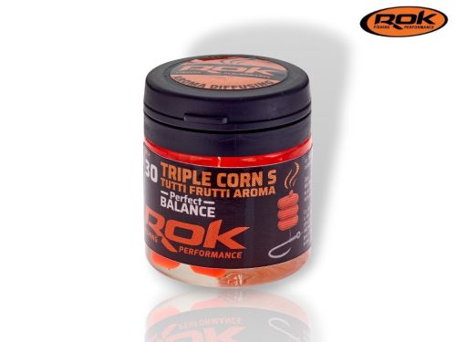 ROK Balanszírozott DIPPELT Tripla műkukorica S - Triple Corn S - 30 darab/üveg - Tutti Frutti - Narancs