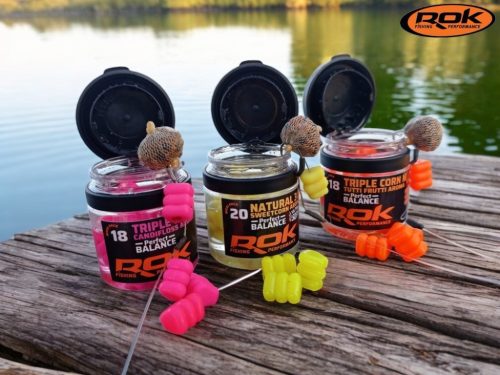 ROK Balanszírozott DIPPELT Tripla műkukorica S - Triple Corn S - 30 darab/üveg - Curry - Fekete