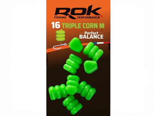 ROK Balanszírozott Tripla műkukorica M - Triple Corn Medium -  16 darab/blister - Zöld