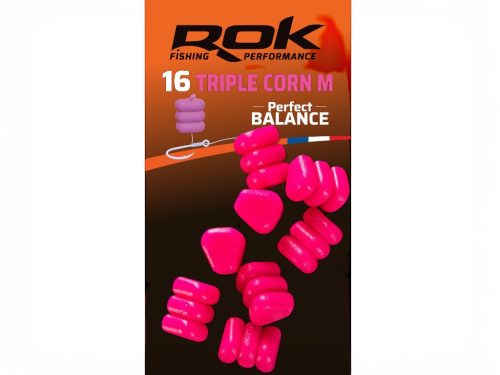 ROK Balanszírozott Tripla műkukorica M - Triple Corn Medium -  16 darab/blister - Rózsaszín