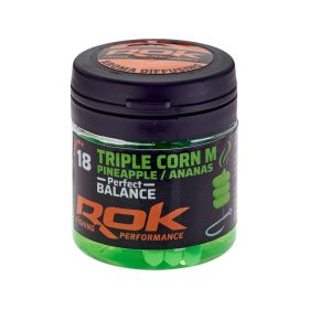   ROK Balanszírozott DIPPELT Tripla műkukorica M - Triple Corn Medium in DIP - 18 darab/üveg -  Pineapple - Zöld
