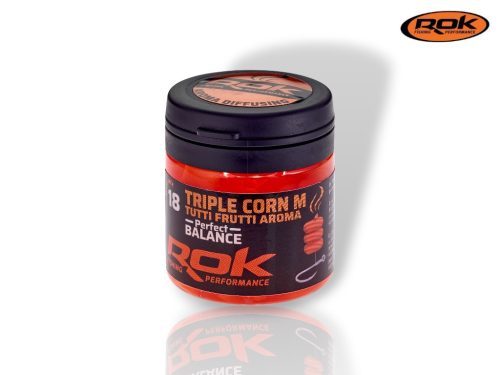 ROK Balanszírozott DIPPELT Tripla műkukorica M - Triple Corn Medium in DIP - 18 darab/üveg - Tutti Frutti - Narancs