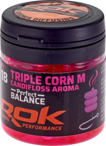 ROK Balanszírozott DIPPELT Tripla műkukorica M - Triple Corn Medium in DIP - 18 darab/üveg - Sweet Sugar - Pink