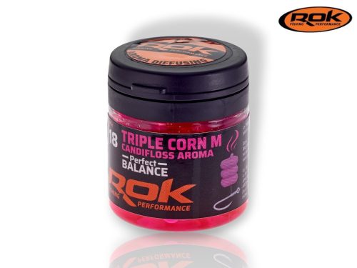 ROK Balanszírozott DIPPELT Tripla műkukorica M - Triple Corn Medium in DIP - 18 darab/üveg - Sweet Sugar - Pink
