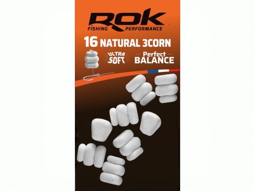 ROK Balanszírozott Tripla natúr műkukorica - Natural 3Corn Ultra Soft - 16 darab/blister - Fehér