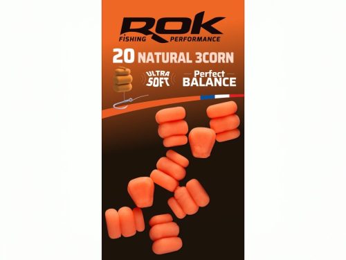 ROK Balanszírozott Tripla natúr műkukorica - Natural 3Corn Ultra Soft - 16 darab/blister - Narancs