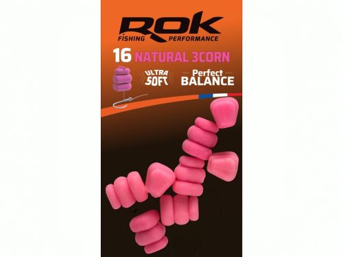 ROK Balanszírozott Tripla natúr műkukorica - Natural 3Corn Ultra Soft - 16 darab/blister - Rózsaszín