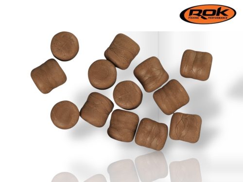 ROK Halibut Pellet 12mm - balanszírozott 18db/bliszter - Barna
