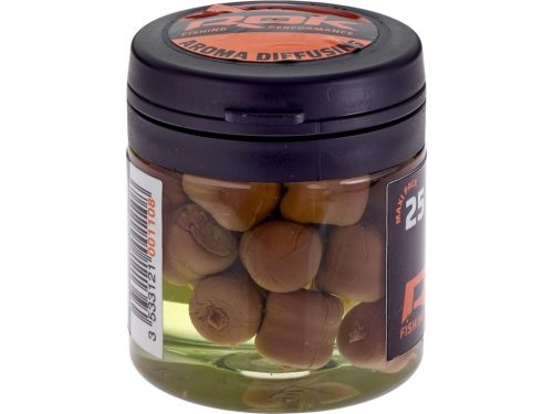 ROK Halibut DIPPELT Pellet 12mm - balanszírozott 25db/üveg - Barna