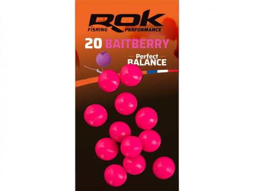 ROK Balanszírozott Csalizó Bogyó - Baitberry - 20 darab/bliszter - Pink