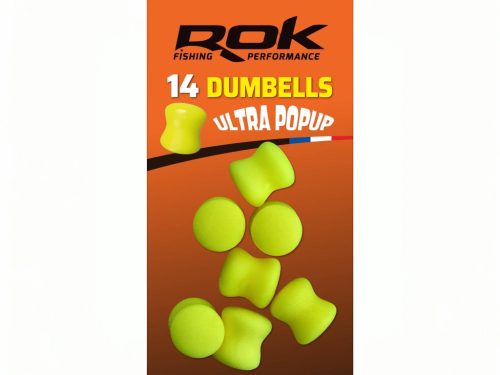 ROK Dumbells - Ultra Pop-up 14db/ Blister - Sárga