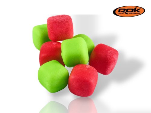 ROK Zig Cube Mix 10mm - Ultra Pop-up 16db/blister - Piros/Zöld