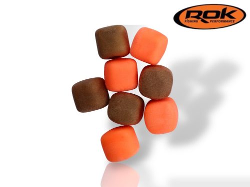 ROK Zig Cube Mix 10mm - Ultra Pop-up 16db/blister -  Barna/Narancs
