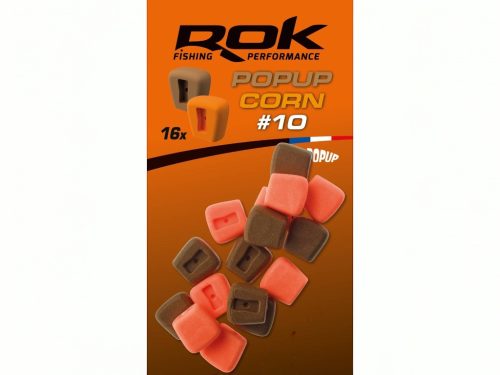 ROK Pop-up Corn 10mm - Ultra Pop-up 16 darab/csomag - Barna/Narancs