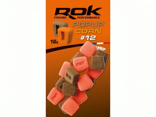 ROK Pop-up Corn 12mm - Ultra Pop-up 16 darab/csomag - Barna/Narancs