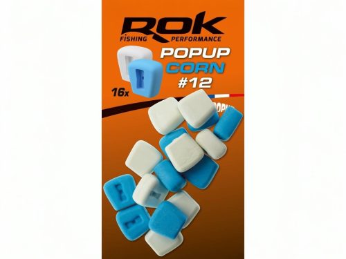 ROK Pop-up Corn 12mm - Ultra Pop-up 16 darab/csomag - Kék/Fehér