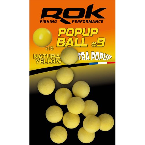 ROK - BALL - Natural yellow - kukorica sárga gumi bogyó - ULTRA POPUP vagy BALANCE - 9 Ultra POPUP